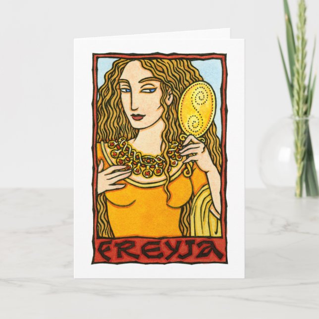 Tarjeta de felicitación Freyja (Anverso)