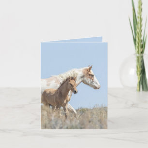 Tarjeta de felicitación Galetea and Foal Wilse Hor