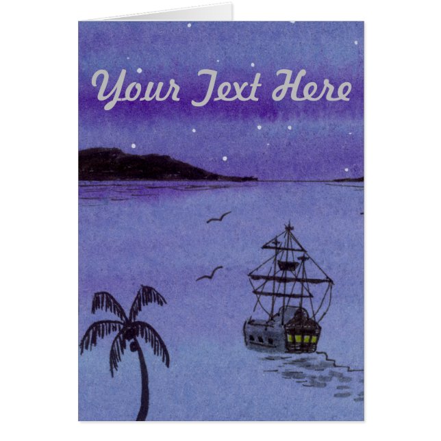 Tarjeta de felicitación Galleon (Frente)