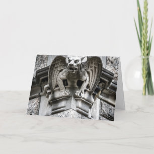 Tarjeta de felicitación Gargoyle