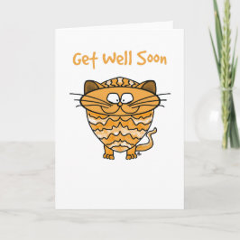 Tarjeta de felicitación - gato - consiga bien