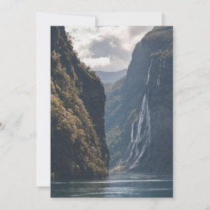 Tarjeta de felicitación Geirangerfjord Noruega