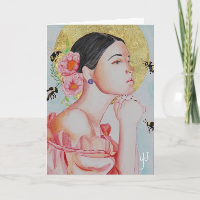 Tarjeta de felicitación Genial Feminine #2 (Anverso)