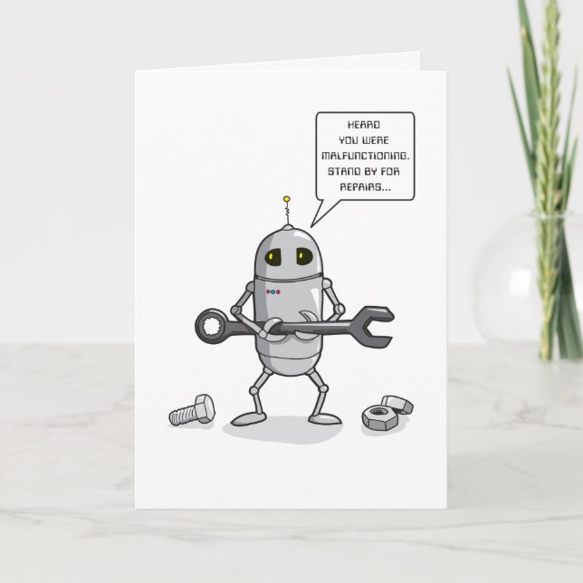 Tarjeta de felicitación "Get Well Pronto" - 5x7 (Anverso)