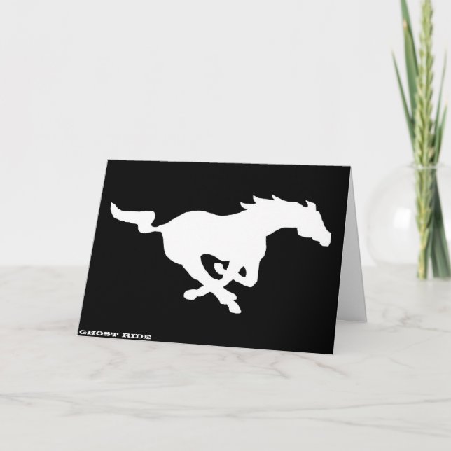 Tarjeta de felicitación Ghost Ride (Anverso)