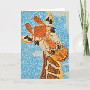Tarjeta de felicitación Giraffe