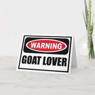 Tarjeta de felicitación GOAT LOVER