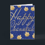 Tarjeta de felicitación "Gold Dreidels" con sobres<br><div class="desc">Tarjeta de felicitación "Gold Dreidels" con sobre. Para personalizar, elimine el texto editable delante y dentro de la tarjeta y reemplácelo por sus propios mensajes. Elija su estilo de fuente, color y tamaño favoritos. Todos los elementos de diseño se pueden editar. Gracias por detenerse y ir de compras. ¡¡¡Mucho aprecio!!!...</div>