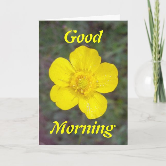 Tarjeta de felicitación Good Morning Sunshine (Anverso)