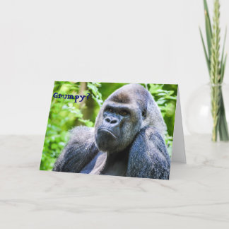 Tarjeta de felicitación Gorilla Cheer Up