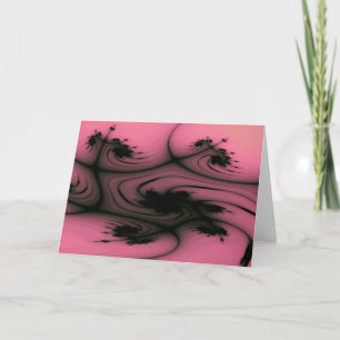 Tarjeta de felicitación Gothic Swirls