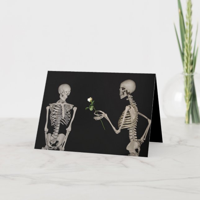 Tarjeta de felicitación gótica del amor (Anverso)