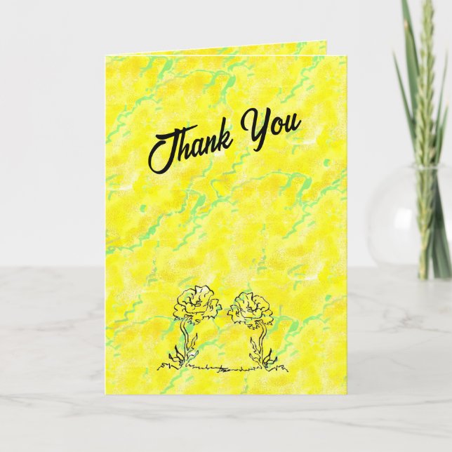 Tarjeta de Felicitación : Gracias (Anverso)