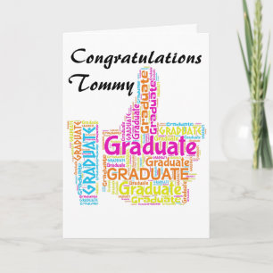 Tarjeta de felicitación Graduación