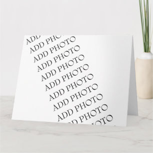 Tarjeta de felicitación grande de 8,5" x 11" Crea