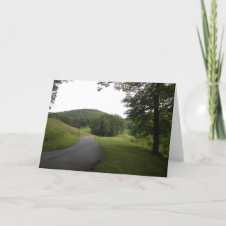 Tarjeta de felicitación grande de la canoa