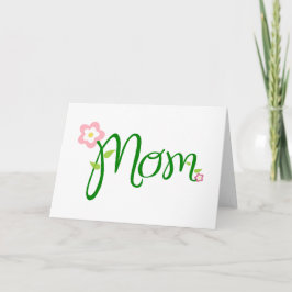 Tarjeta de felicitación grande de Mamá Blanca