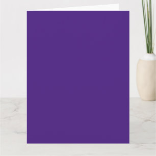 Tarjeta de felicitación grande Monster Purple