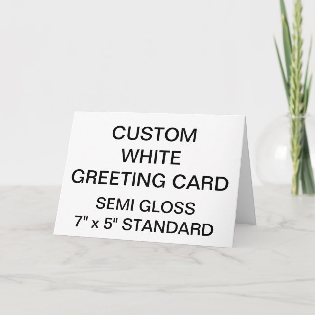 Tarjeta de felicitación grande personalizada (Anverso)