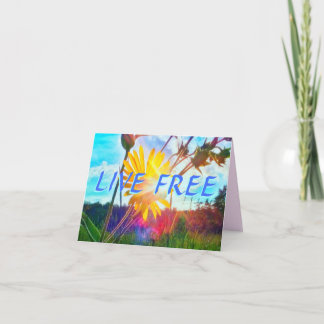 Tarjeta de felicitación GRATIS 3LIVE