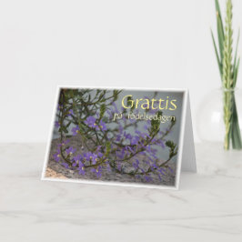 Tarjeta de felicitación Grattis på födelsedagen CC