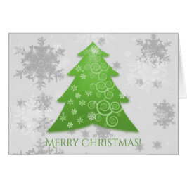 Tarjeta de felicitación Green Festix Christmas Tre