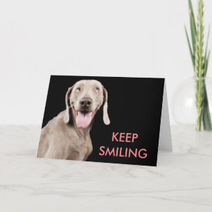 Tarjeta de felicitación - guarde el sonreír