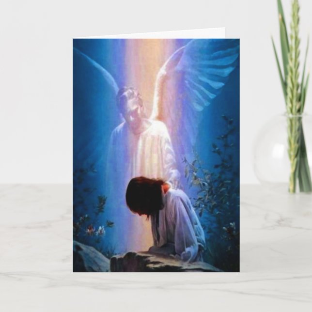 Tarjeta de felicitación Guardian Angel (Anverso)
