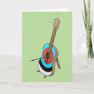 Tarjeta de felicitación Guitarget