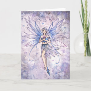 Tarjeta de Felicitación Hada Susurro Azul