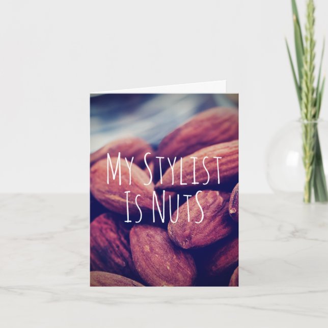 Tarjeta de felicitación Hair Stylist (Anverso)