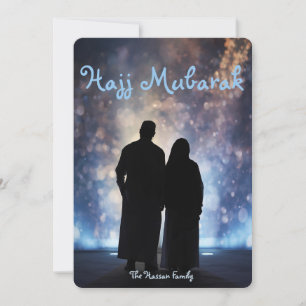 Tarjeta de felicitación Hajj Mubarak, Tarjeta de U