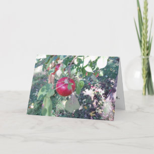 Tarjeta de felicitación "Hanging Apple"