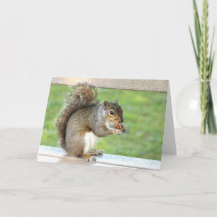 Tarjeta de felicitación Happy Squirrel