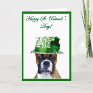 Tarjeta de felicitación Happy St. Patrick's Day Bo