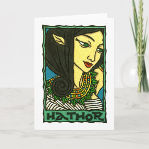 Tarjeta de felicitación Hathor