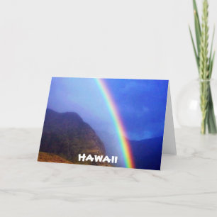 Tarjeta de felicitación hawaiana