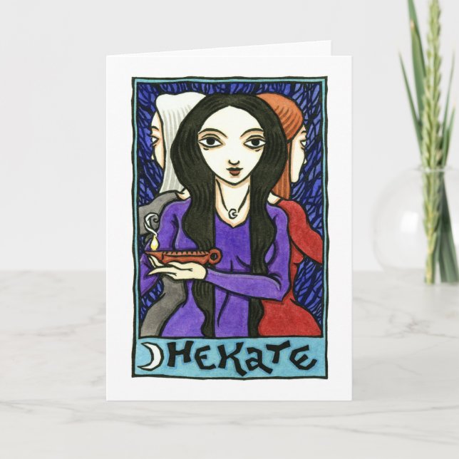 Tarjeta de felicitación Hekate (Anverso)