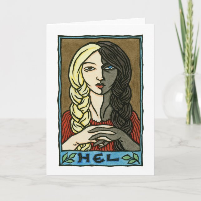 Tarjeta de felicitación Hel (Anverso)