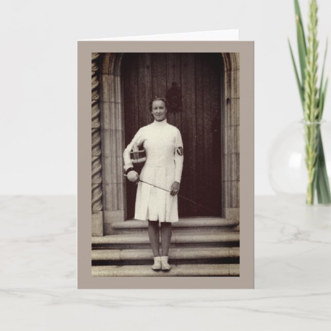 Tarjeta de felicitación Helene Mayer del Relieve m (Anverso)