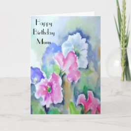 TARJETA DE FELICITACIÓN HERMOSA DE LA MAMÁ DE LOS