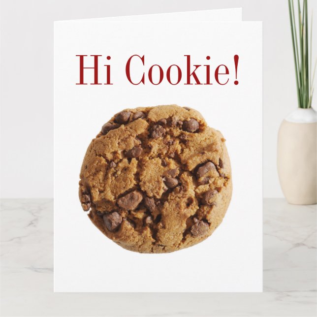 Tarjeta de felicitación Hi Cookie BIG - SRF (Anverso)