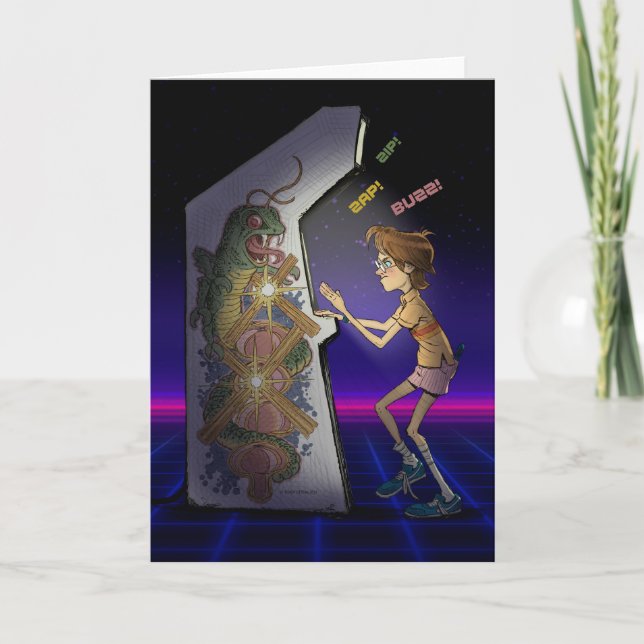 Tarjeta de felicitación «High Score» (Anverso)