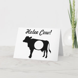 Tarjeta de felicitación Holee Cow
