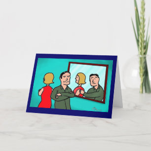 Tarjeta de felicitación "Hora de reflexionar" de G