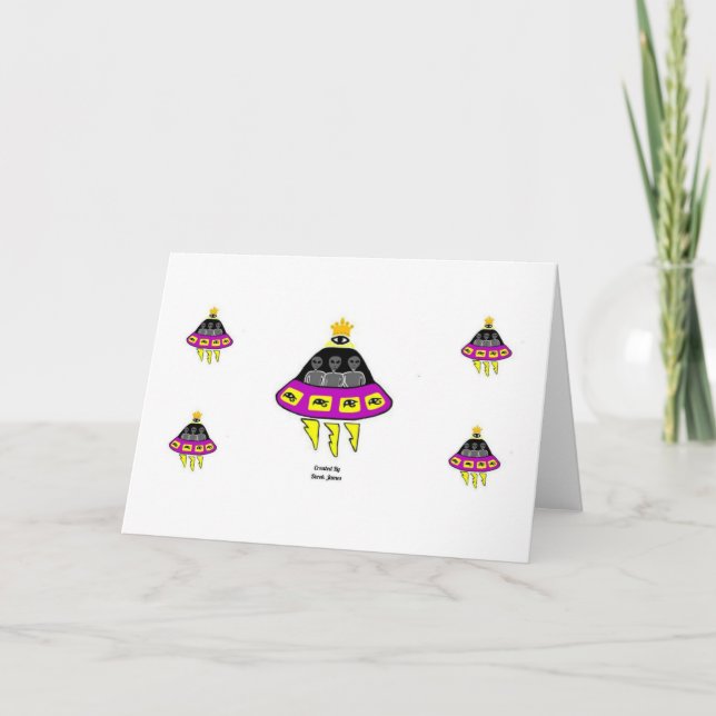 Tarjeta de felicitación horizontal de secuestro de (Anverso)