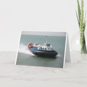 Tarjeta de felicitación Hovercraft (7343)