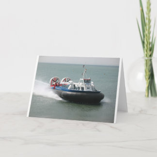Tarjeta de felicitación Hovercraft (7343)