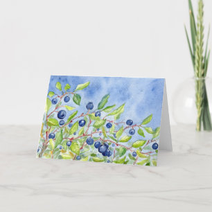 Tarjeta de felicitación "Huckleberries"