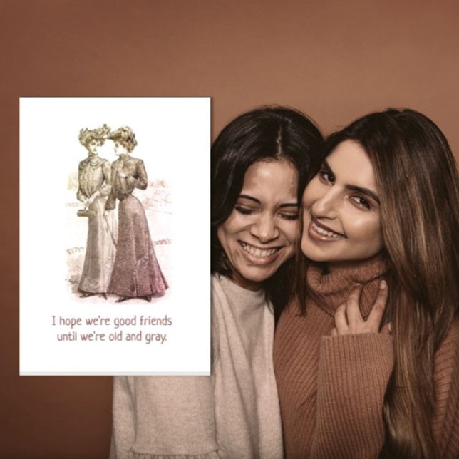 Tarjeta de felicitación humorística para buenos am (Subido por el creador)